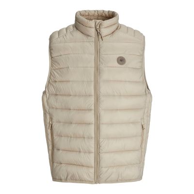 7. Jack&Jones Herren Weste JJEBRADLEY LIGHT BODYWARMER COLLAR NOO 12280973 CROCKERY