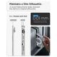 12. Spigen Ultra Hybrid Pro MagSafe Hülle für iPhone Duo – Transparent und Weiß
