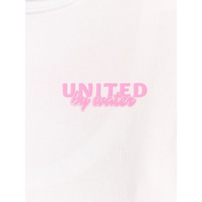 7. Locker geschnittenes Mädchen-T-Shirt mit Aufdruck 4F 4FJRSS26TTSHF3910-10S