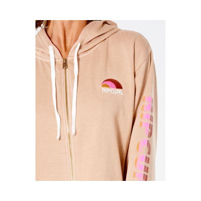 9. RIP CURL Wave Shapers Zip Through Sweatshirt - Beige