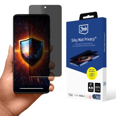 Blickschutzfolie 3mk Silky Matt Privacy für Motorola Moto G84 5G