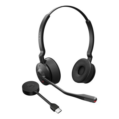 Jabra Engage 55 SE Headset Kabelloses Kopfbügel-Headset Büro/Callcenter Schwarz