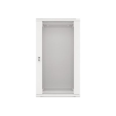 15. Lanberg WF01-6422-10S Rack-Schrank (22 HE; 1080 mm / 600 mm / 450 mm; Wandmontage; Glas; 19 Zoll; grau)