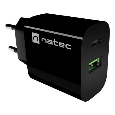 12. NATEC RIBERA WANDLADEGERÄT 1x USB-A + 1x USB-