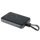 2. Acefast M10 magnetische Powerbank 2x USB-C PD 30W mit 15W induktivem Laden und USB-C-Kabel - Schwarz