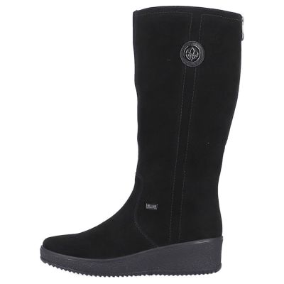 15. Rieker W R237 wasserdichte Nubukstiefel mit Schaffellfutter