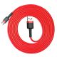 2. Baseus Cafule Kabel CAMKLF-C09 USB-A / Micro USB 1,5A 2 m - rot