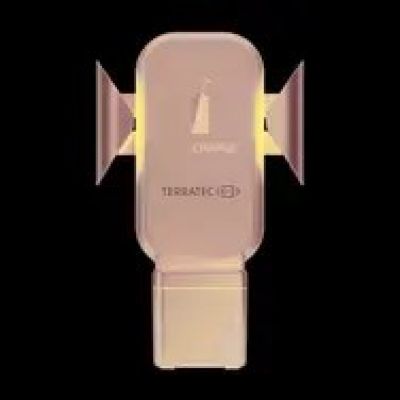 6. Terratec ChargeAir Aktive Autohalterung für Mobiltelefone/Smartphones und Smartwatches, Schwarz