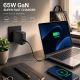 3. QOLTEC GAN 65W Netzteil | USB-C PD PPS | 5-21V | 3-3,25A