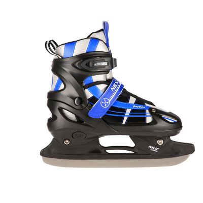8. NH18366A 2-in-1 dunkelblaue Größe S (31–34) Inline-Skates mit austauschbarer Hockeykufe NILS EXTREME