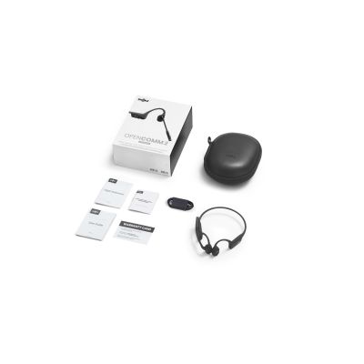 17. Shokz OpenComm2 USB-C Kabellose Knochenleitungskopfhörer + USB-C-Adapter Schwarz