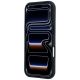 5. BMW M Blue Perfo Metal Logo MagSafe Hülle für iPhone 18 Pro Max / 17 Pro Max - Schwarz