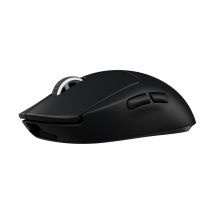 Logitech G Pro X Superlight Gaming-Maus, kabellos, rechte Seite, RF, 25600 DPI