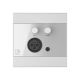 AUDAC WP205/W Wandmodul, XLR-Mikrofon + 3,5-mm-Klinkenbuchse, weiß