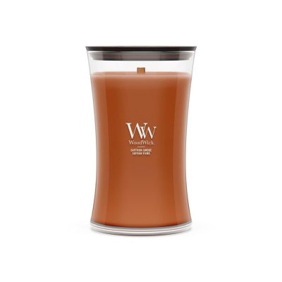 SAFFRON SMOKE WOODWICK Große Kerze