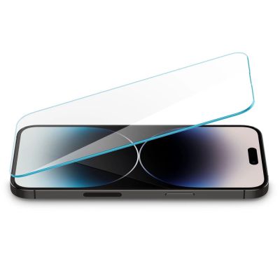 3. Spigen Glas.tR Slim gehärtetes Glas für iPhone 14 Pro Max