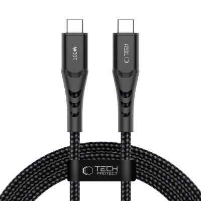 Tech-Protect Ultraboost UB11T USB-C / USB-C PD 100W / QC3.0 Kabel 200 cm - Schwarz