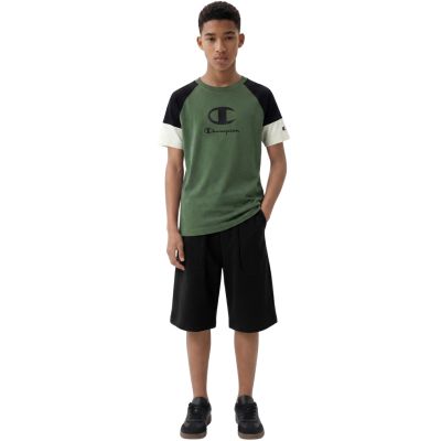 4. Champion SS Tee Kinder-T-Shirt Grün 307719 GS548