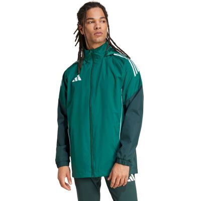 4. adidas Tiro 25 Competition Allwetter-Herrenjacke Grün JI8936
