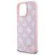 6. Guess Peony Script MagSafe-Hülle für iPhone 16 Pro Max – Rosa
