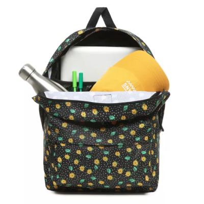 5. Vans Realm Classic Polka Ditsy Schulrucksack - VN0A3UI7VCY