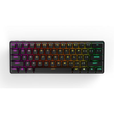 2. SteelSeries Apex Pro Gaming-Tastatur, Mini-Gaming-Tastatur, RGB-LED-Licht, US-kabellos, OmniPoint, einstellbarer mechanischer Schalter, Bluetooth-Kabellose Verbindung