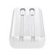 6. Mini-Powerbank mit integrierten Kabeln Joyroom JR-PBC06 30W 10000mAh - Weiß