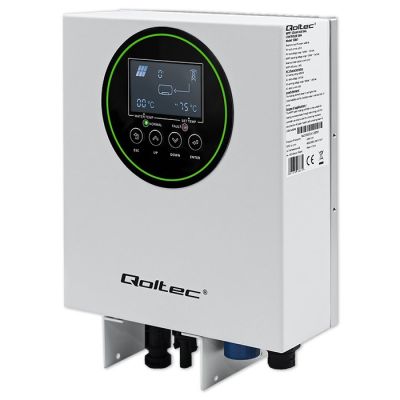 10. Qoltec Wechselrichter Solar-Warmwasserbereiter ECO Solar Boost MPPT Bypass LCD 3kW/4kW Wi-fi