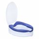 WC-Sitz mit Klappe, 10 cm, SoftRelief NT500AM