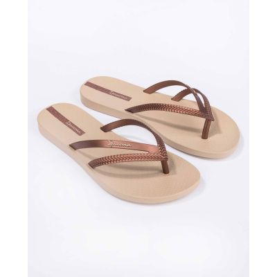 3. Ipanema Bossa Fem Damen Sommer Strand Flip-Flops beige (82067-21975)