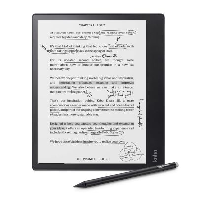 35. Kobo Elipsa 2E 10,3" 32GB Wi-Fi Schwarzer E-Book-Reader