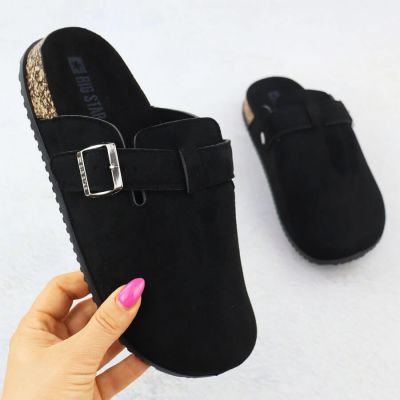 Big Star Wildleder-Slides W SS274736 INT2156A