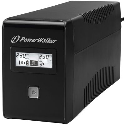 5. PowerWalker VI 850 LCD USV mit Line-Interactive-Technologie, 0,85 kVA, 480 W