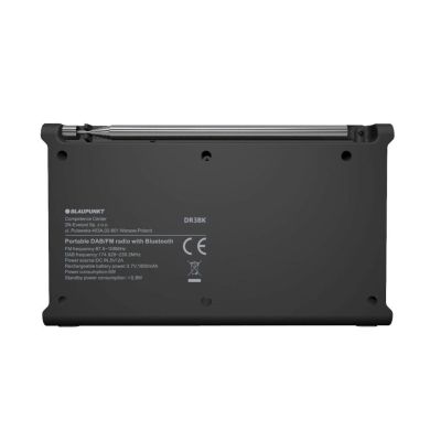 2. BLAUPUNKT DAB DR3BK tragbares Radio, schwarz