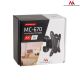 6. Maclean MC-670 TV-Wandhalterung (Wandmontage, neigbar - 27"; max. 20 kg)