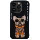 Nimmy Glasses Cool Dog Case für iPhone 15 Pro - Schwarz