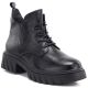 Schwarze Damen-Ankle-Boots aus Leder mit Plateausohle, Modell M.Daszyński SFY2502-11ac
