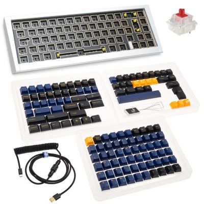 11. Ducky Outlaw 65 Tastatur Universal USB US Englisch Silber