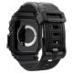 2. Spigen Rugged Armor Pro Gehäuse mit Armband für Apple Watch 10 (42 mm) – Schwarz