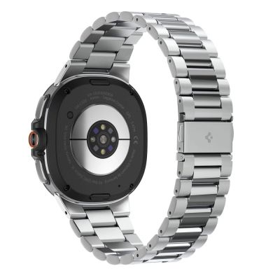 6. Spigen Modern Fit Band für Samsung Galaxy Watch 40/44/46 mm - Silber