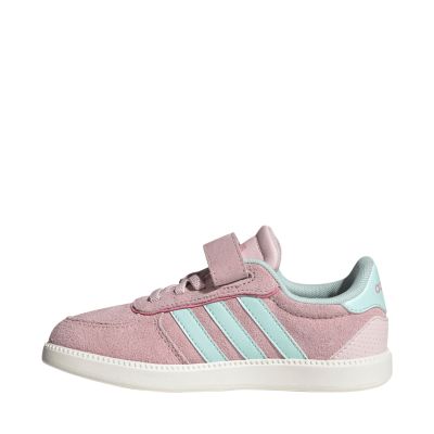 5. Adidas Breaknet Sleek pink und mintfarbene Kinderschuhe JS0136