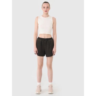 5. Lässige Damen-Shorts aus Waffelstrick 4F 4FRSS25TSHOF699-20S