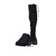 9. Schwarze Wildleder-Plateau-Stiefel für Damen, Big Star SS274264