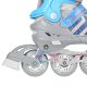 7. NH18192 4-in-1 GRAU-BLAU GRÖSSE S (29-33) ROLLSCHUHE MIT HOCKEY-ÄRMEL NILS EXTREME