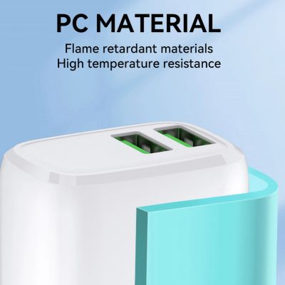 10. Wozinsky CUWCW 2.4A 2 x USB-A Wandladegerät - Weiß