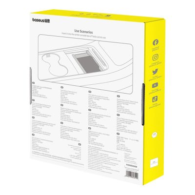 10. Baseus T-Space Series Auto-Organizer für Tesla Model 3 / Y – grau