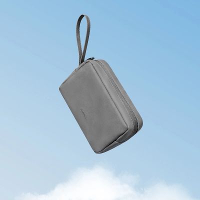 10. Baseus EasyJourney Series kleine Reisetasche, Handytasche, Kopfhörer und andere kleine Gegenstände, grau