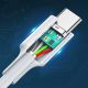 6. Ugreen US264 60518 USB-C / USB-C PD QC AFC Kabel 1 m – weiß