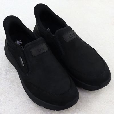8. Wasserdichte Herren-Lederschuhe zum Hineinschlüpfen, schwarz Rieker 06052-00