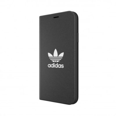 3. Adidas OR Booklet Case Basic für iPhone 11 Pro Max - Schwarz und Weiß